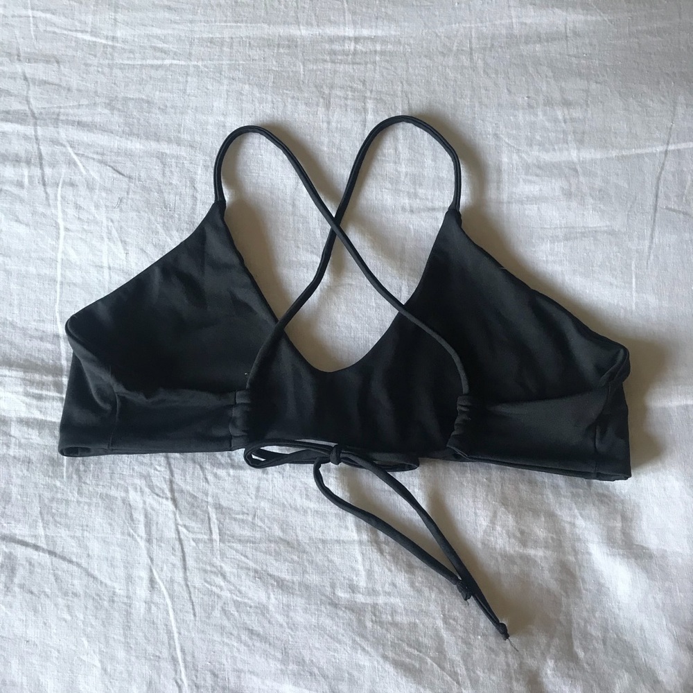 MIDORI BIKINIS Black Nani Top